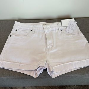 NWT White Denim Shorts